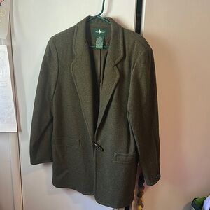 Hunt Club Women's Merino Wool Lambswool Toggle Lined Jacket